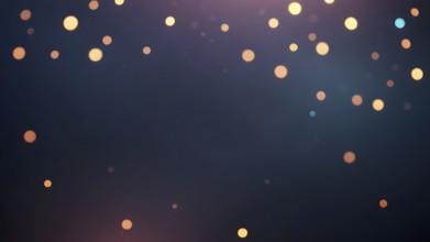 Bokeh And Bright Golden Lights. Blurred bokeh background background. AI generated image, ai