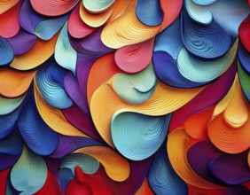 Abstract colorful background. with colorful elements, AI generated