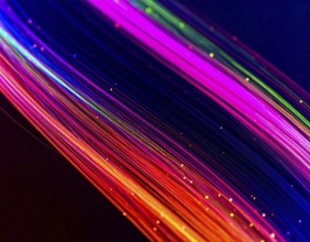 Abstract cyber grid wall art design with glowing digital lines, futuristic network visualization,