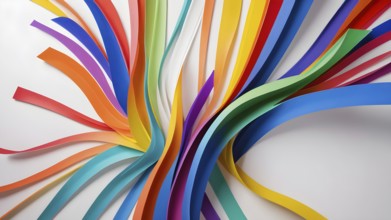 Artifical Intelligence generated creative Abstract color background. Abstract Modern color