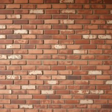 Rustic red brick wall poster print showcasing vintage industrial charm for modern loft, office, or