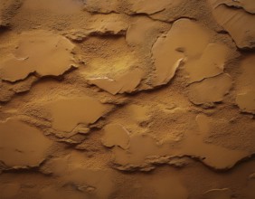 A decorative painted wall art print blending abstract textures and rustic brush strokes for