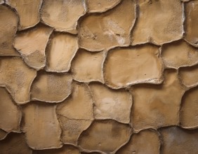 A decorative painted wall art print blending abstract textures and rustic brush strokes for