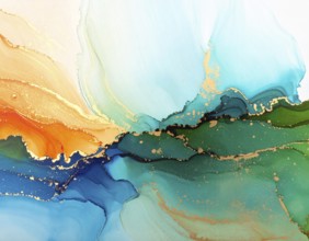 Colorfully painted background with vivid brush strokes and abstract design, symbolizing creativity,