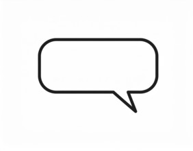 Speech bubble concept image symbolizing communication, dialogue, conversation, chat messages, and
