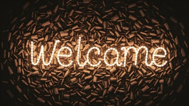 Mixed style welcome poster collection with modern, rustic, elegant, playful, and minimalist designs