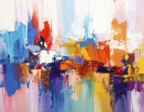 A striking brush strokes background combining painterly textures and expressive design, perfect for