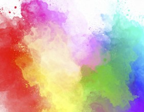 Colorfully painted background with vivid brush strokes and abstract design, symbolizing creativity,