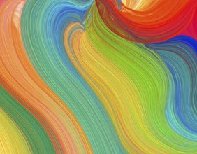Modern brush strokes abstract poster with digital textures and expressive design, perfect for
