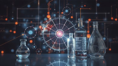 Education and Science background. Design Concept Of SCIENCE, AI generated