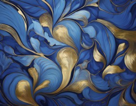 Abstract Marble Waves Acrylic Background. Abstract fluid art with swirling colors and bubbles,