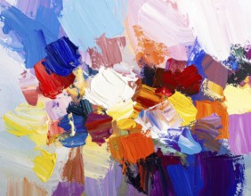 A striking brush strokes background combining painterly textures and expressive design, perfect for