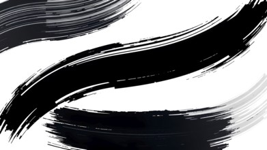 An energetic brush stroke abstract design bursting with colors, ideal for creative interiors and