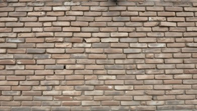Rustic red brick wall poster print showcasing vintage industrial charm for modern loft, office, or