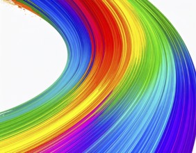 Creative brush strokes abstract poster combining painterly textures and vibrant background, ideal