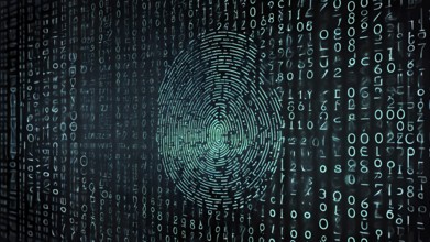 Abstract cyber security image symbolizing encrypted protection, data safety, digital defense, and