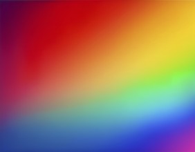 Gradient rainbow colors blending seamlessly into vivid tones, creating abstract artistic harmony