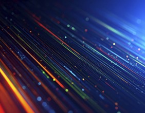 Abstract cyber grid wall art design with glowing digital lines, futuristic network visualization,