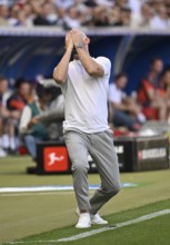 Coach Christian Ilzer TSG 1899 Hoffenheim desperate disappointment disappointed after missed goal