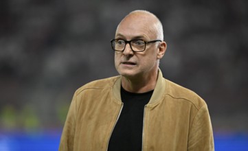 Presenter Frank Buschi Buschmann SKY Portrait Football Bundesliga, MHPArena, MHP Arena Stuttgart,