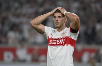 Ermedin Demirovic VfB Stuttgart (09) disappointed Gesture Gesture Football Bundesliga, MHPArena,