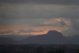 View of the Hohentwiehl, Lake Constance region, Baden-Württemberg, Germany