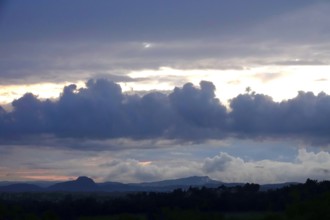 View of the Hohentwiehl, Lake Constance region, Baden-Württemberg, Germany