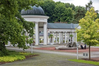 Karolina Spring, Karolina Spring, Small Colonnade, Spa Park, Spa in the Imperial Forest, Healing