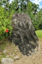 Ancient stone monolith Stone monolith of unknown significance in the sub-state of Ngarchelong on