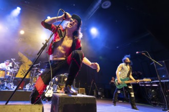 Eugene Hütz, singer and guitarist, Gogol Bordello, folk-punk band, USA, live on Fall 2025 European