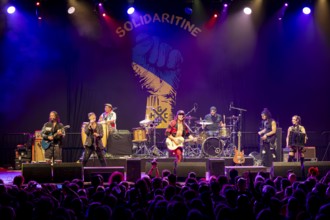 Gogol Bordello, folk-punk band, USA, live on Fall 2025 European Tour at Huxleys Neue Welt in Berlin