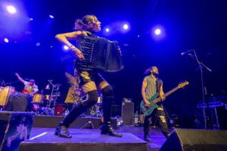 Pasha Newmer, Gogol Bordello, folk-punk band, USA, live on Fall 2025 European Tour at Huxleys Neue