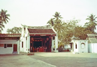 Chinese Taoist temple dedicated to Tua Pek Kong, Poh San Teng Temple, Malacca or Melaka, Malaya,