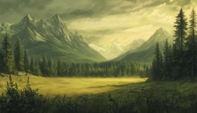Endless Green Expanse Of Mother Nature'S Fields: A Serene And Timeless Land Full Of Lush Foliage