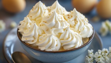 Homemade French Meringues: A Delectable Dessert Made With Whipped Egg Whites And Sugar, Then Baked