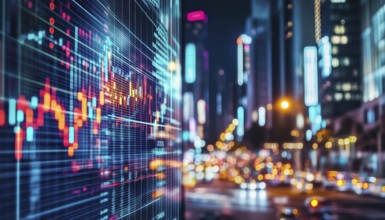 Capturing The Intersection Of Stock Market Data Processing And Night City Traffic: A Glimpse Into