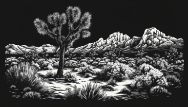 Exclusive Collection Of Joshua Tree National Park Mono Apparel And Merchandise Including Badges,