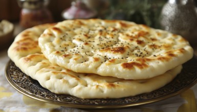Traditional Turkish Bread For The Holy Month Of Ramadan Known As Ramadan Pita Or Ramazan Pidesi: A