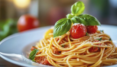 Classic Italian Spaghetti Bolognese: A Delicious Appetizer Featuring Pasta With Tomato Sauce That'S