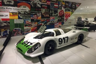 917-001 original model first version of the Porsche 917 racing car restored to its original