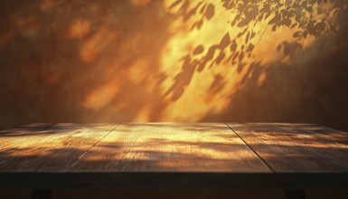 Stylish Table With Sun Reflection And Brown Finish For Enhancing Product Presentations In A