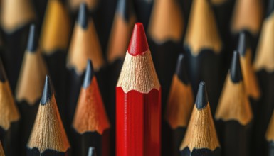 A Vibrant Red Pencil Among Dull Pencils: Standing Out From The Crowd And Catching Everyone'S