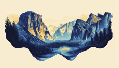 Captivating Yosemite National Park Artwork For Badges, T-Shirts, And Tees: A Unique Collection Of