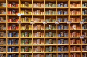 Comur sardines and other tinned fish products, popular souvenir from Portugal, flagship store, in
