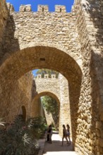 The old town centre of Lagos, city gate, old city wall, Arco / Porta de São Gonçalo, in the west of