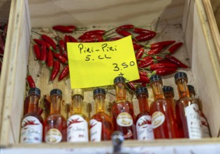 The central market, market hall, Mercado Municipal de Lagos, on three floors, offering all kinds of