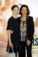 Paula Beer and Barbara Auer at the Berlin premiere of Miroirs No 3 at the Filmtheater am