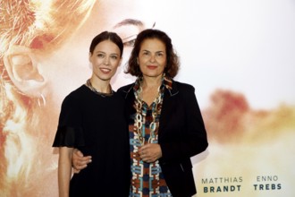 Paula Beer and Barbara Auer at the Berlin premiere of Miroirs No 3 at the Filmtheater am