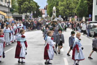 Customs, tradition, traditional traditional costume, traditional costume children, parade, festival