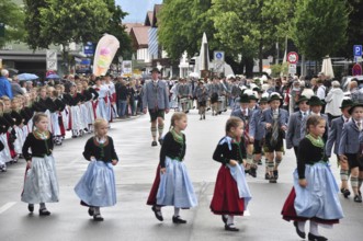 Customs, tradition, traditional traditional costume, traditional costume children, parade, festival